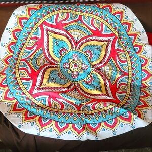 NWT 5 foot round Mandala light beach wrap, wall hanging, throw....